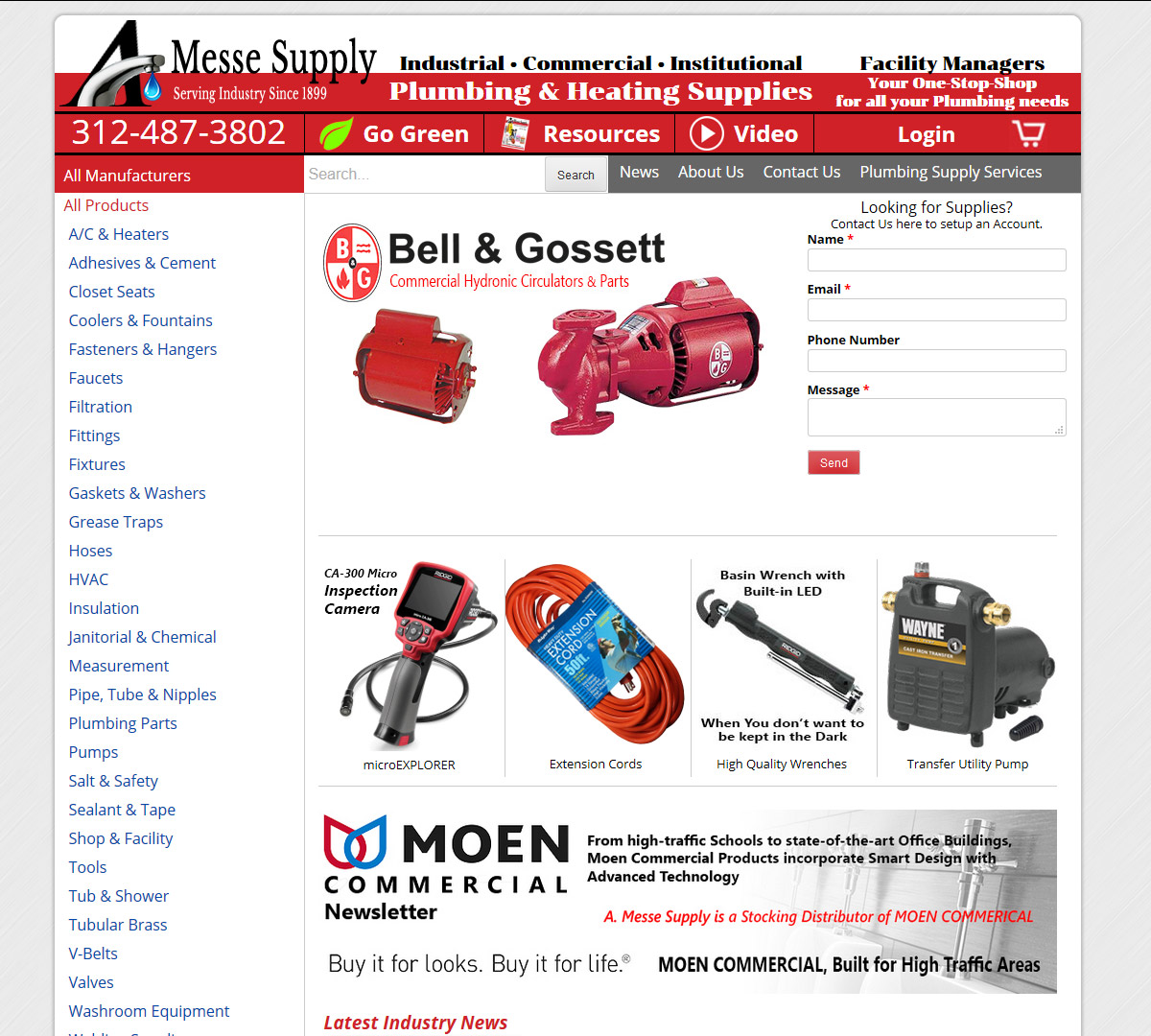 A Messe Supply – Website