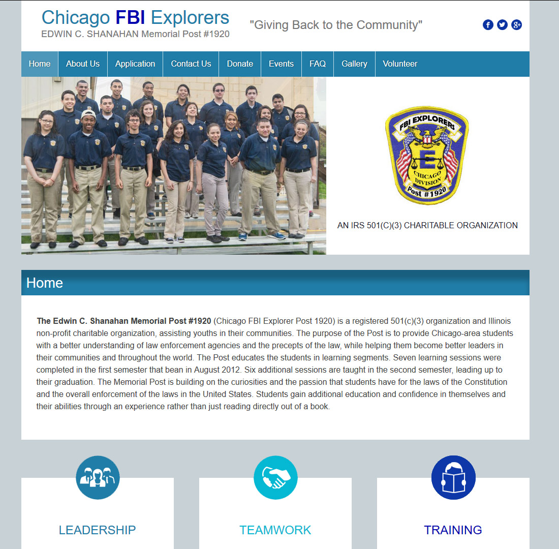 FBI Explorers – Chicago – Website