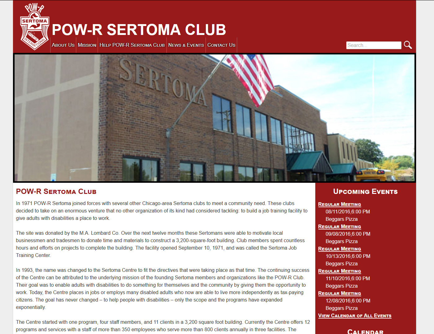Pow-R Sertoma Club – Website